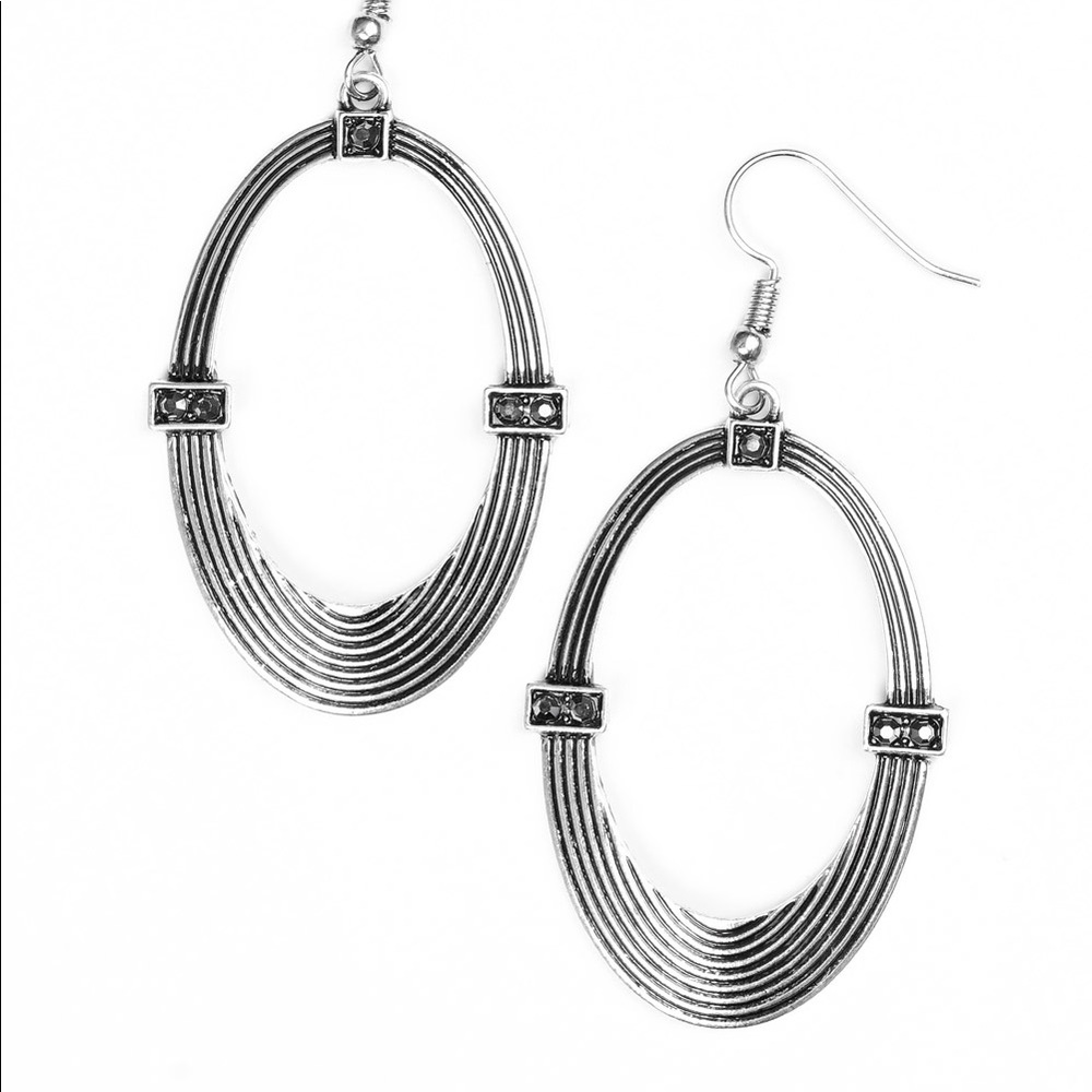 Paparazzi Silver Earrings